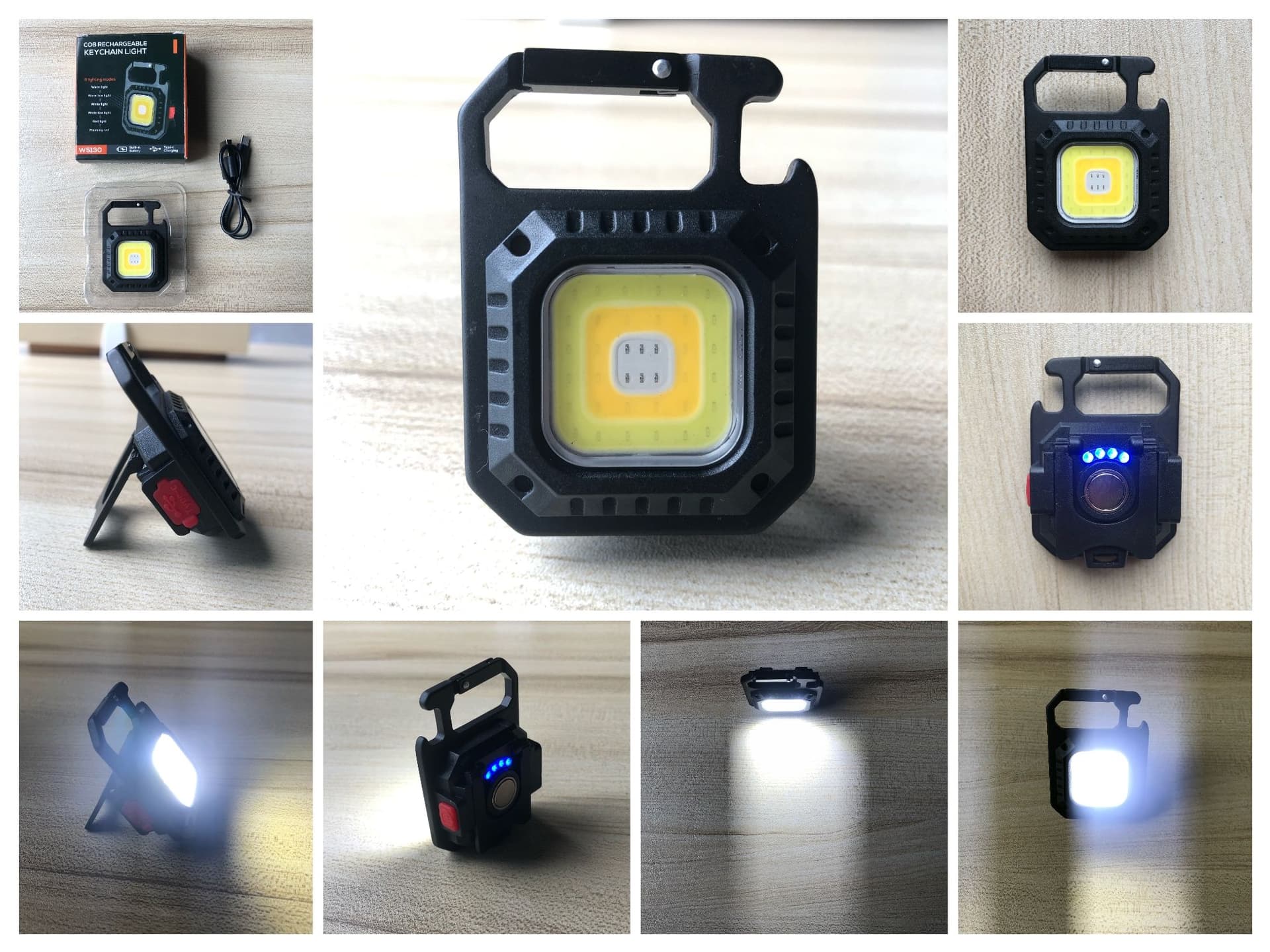 OzTorch keychain light — multiple angles